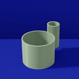 ZAG Pencil pot - PLA (polylactic acid) - Design : Valentin Lebigot 12