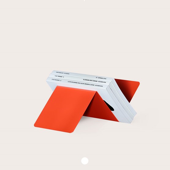 Bookends | Orange - Orange - Design : Folds