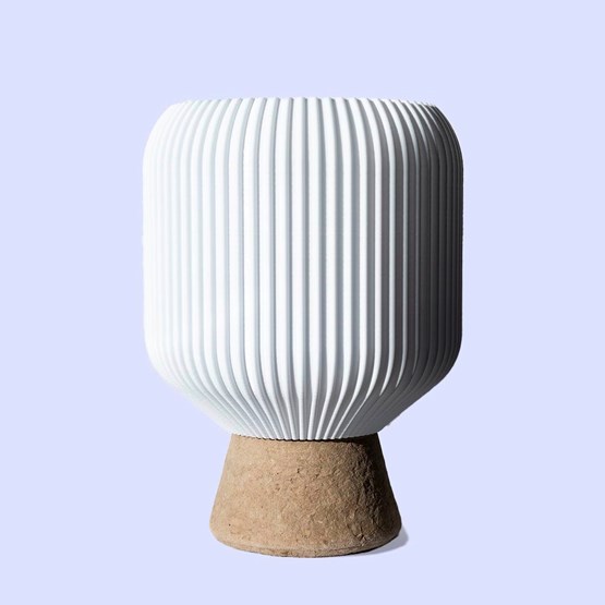 Recycled table lamp Cosy Cleo - Bio-plastic - Design : Everyotherday