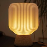 Recycled table lamp Cosy Cleo - Bio-plastic - Design : Everyotherday 5