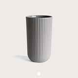 Tall cup  | 220 ml | light grey - Grey - Design : Archive Studio 6