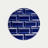 RIVOLI Soap dish - Bleu de Sèvres  - Blue - Design : Déjà-Vu 3
