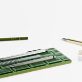 Pen tray GRAND RIVOLI Lutèce green - Green - Design : Déjà-Vu 5