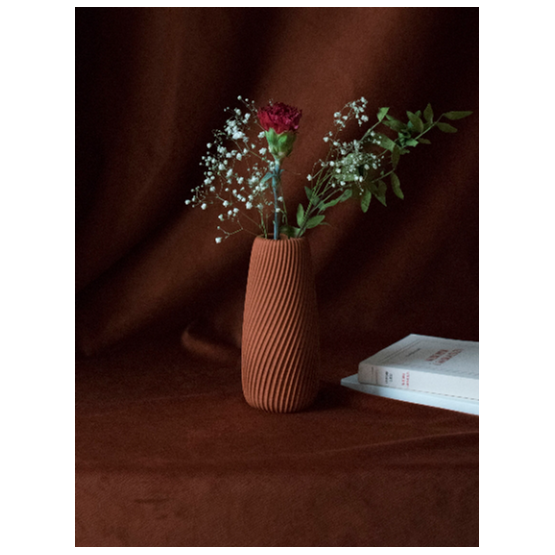 Vase  DRYADE - Terracotta - Rouge - Design : Foghar Studio