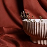 Grand pot cannelé  DRYADE - Opaline - Rose - Design : Foghar Studio 4
