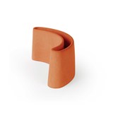 Pot à crayons PARENTHÈSE - Béton teinté terracotta - Béton - Design : Gone's 2