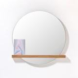 Miroir mural Oak 02 - Chêne naturel  - Bois clair - Design : weld & co 2
