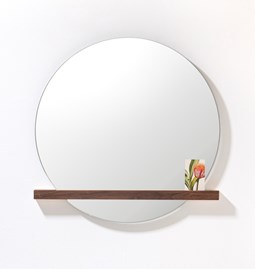 Walnut 02 Wall Mirror - natural walnut - Mirror