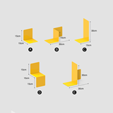 Bookends | Yellow - Yellow - Design : Folds 2