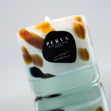 Bougie parfumée VITRAIL - Abricot, romarin, musc - Orange - Design : Perya 11
