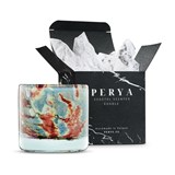 Bougie parfumée MARIN - Fleur de lotus, Bergamote, Vétiver - Bleu - Design : Perya 11