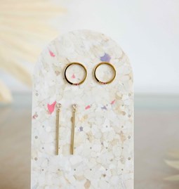 Earring Holder | Antoinette | Colored marble