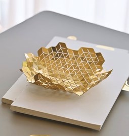 Folds bowl | Gold