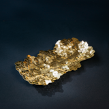 Folds bowl | Gold - Brass - Design : Folds 4