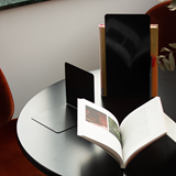 Serre-livres | Noir - Noir - Design : Folds 3
