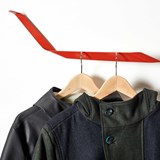 BENDER wardrobe hook - red 5