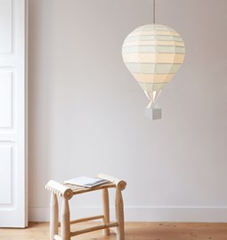 Lampe DIY Montgolfière - Rayé