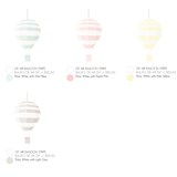 DIY Air Balloon Kit - Striped - Design : Orikomi 3