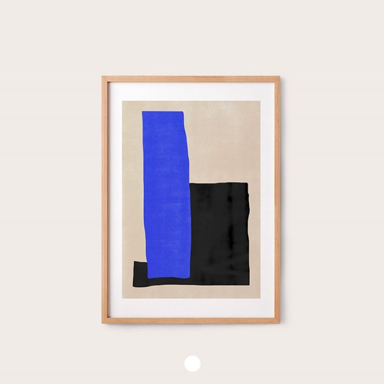 Tirage d'art ESSENTIEL N°1 - Bleu - Design : Maison Charlot