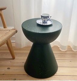 Side table / Stool HUNTER'S MOON - dark green 