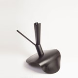 TUBE Dining Chair plywood seat - Black - Design : Maarten Baptist 4