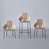 LUCKY LOVE Dining Chair - Light Wood - Design : Maarten Baptist 5