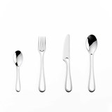 Glossy OUTLINE cutlery 24 pieces dining set - Silver - Design : Maarten Baptist 4