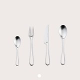 Matt OUTLINE cutlery 24 pieces dining set - Silver - Design : Maarten Baptist 7