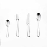 Matt OUTLINE cutlery 24 pieces dining set - Silver - Design : Maarten Baptist 5