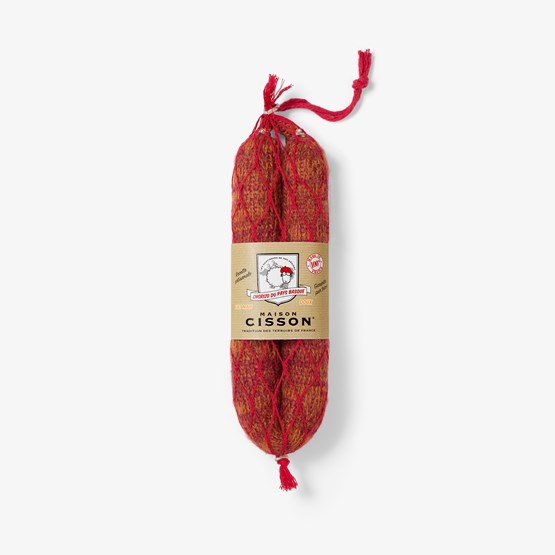 100% knitted sweet chorizo from the Basque Country - Orange - Design : Maison Cisson