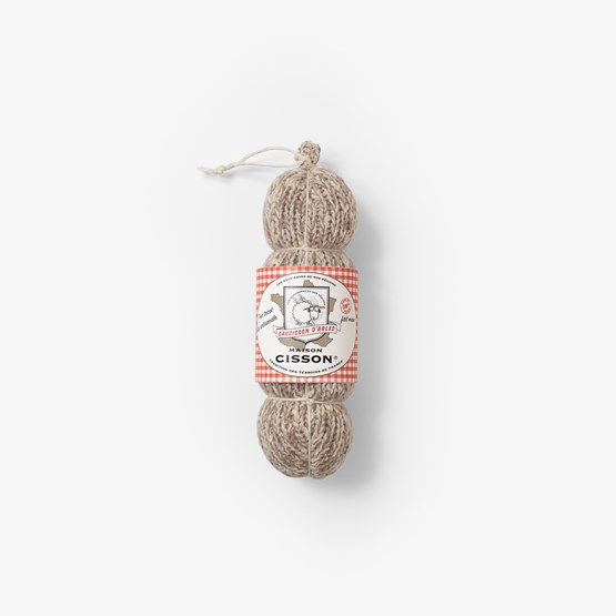 Le saucisson d'Arles 100% pur tricot - Beige - Design : Maison Cisson