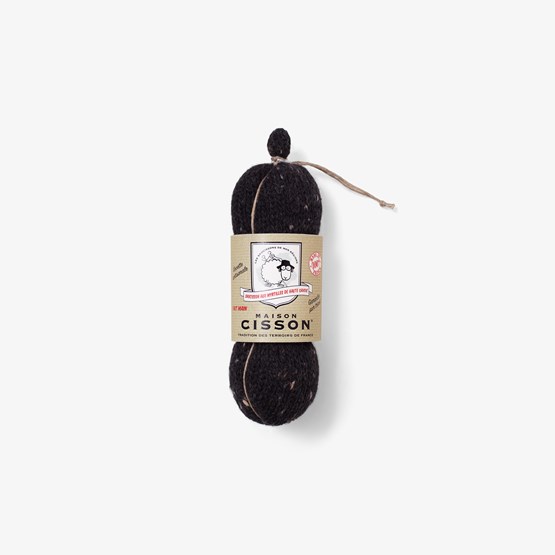 Le saucisson aux myrtilles de Haute Savoie 100% pur tricot - Design : Maison Cisson