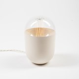 Lampe de table COCO - écrue - Blanc - Design : Koska 2