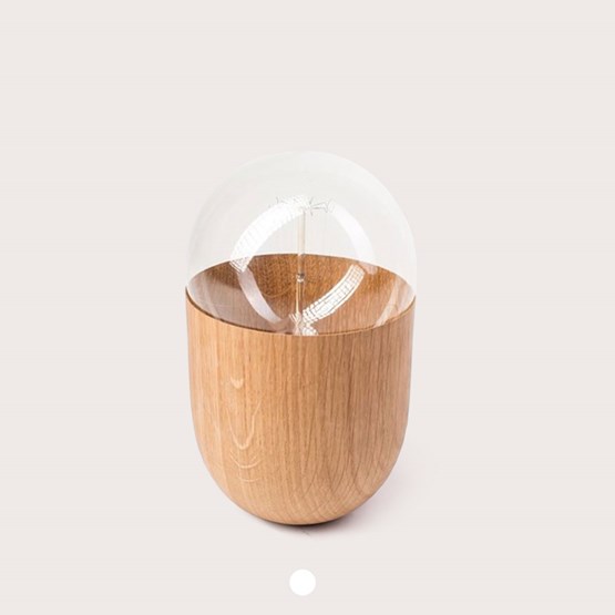 COCO lamp - oak - Dark Wood - Design : Koska