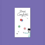 Lost Confetti porcelain pin - Multicolor - Design : Stook Jewelry 2