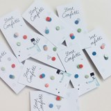Lost Confetti porcelain pin - Multicolor - Design : Stook Jewelry 3