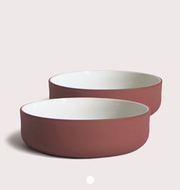 Set of two bowls | terracotta
