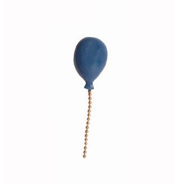 Broche en porcelaine Lost Balloon - bleu foncé