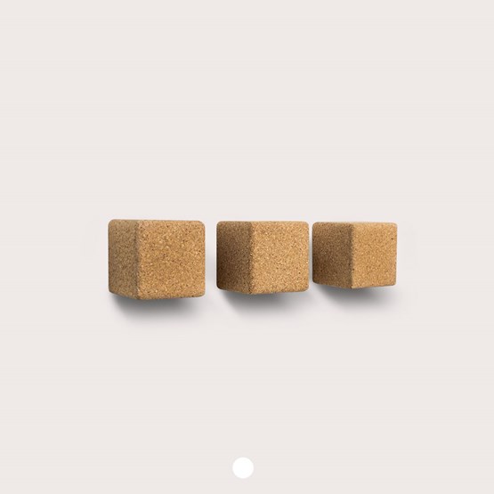 PEGA | #3 hook - light cork (set of 3) - Design : Galula Studio