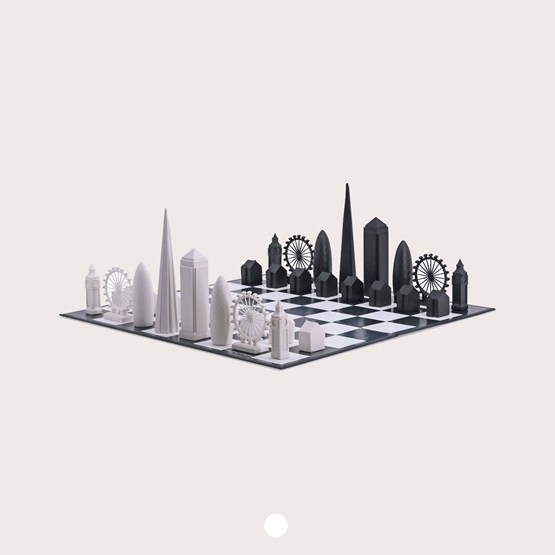 Jeu d'échec - London  - Design : Skyline Chess