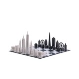 Jeu d'échec - New York vs. Londres - Multicolore - Design : Skyline Chess 2
