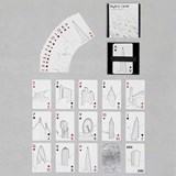Jeu de cartes - Londres - Blanc - Design : Skyline Chess 5