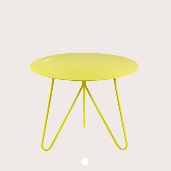 Table basse SEIS - jaune - Design : Galula Studio