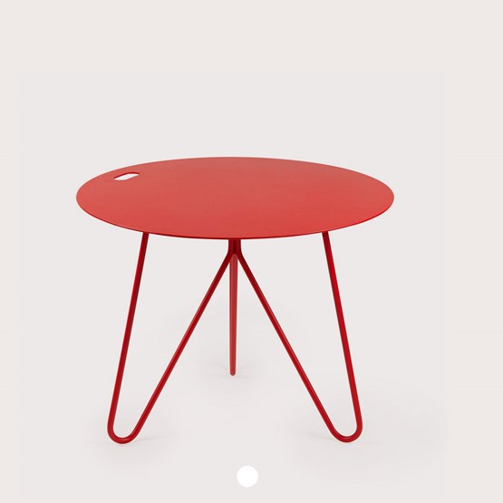 Table basse SEIS - rouge - Design : Galula Studio