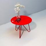 Table basse SEIS - rouge - Rouge - Design : Galula Studio 2