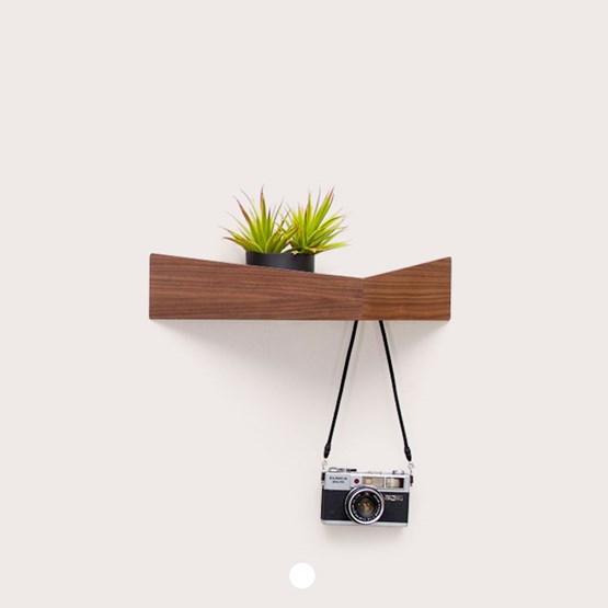 PELICAN Shelf - Walnut Plywood - Design : WOODENDOT