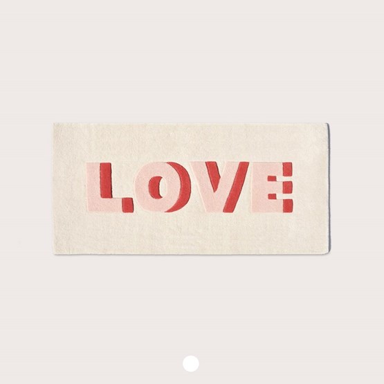 Tapis en laine LOVE - Design : Maison Deux