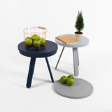 Table basse à plateau BATEA S - bleu - Bleu - Design : WOODENDOT 4