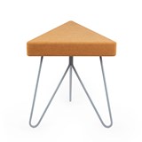 Tabouret/Table TRÊS -  liège clair et piètement gris - Liège - Design : Galula Studio 4