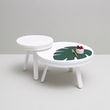 Table basse BATEA M - blanc - Blanc - Design : WOODENDOT 3